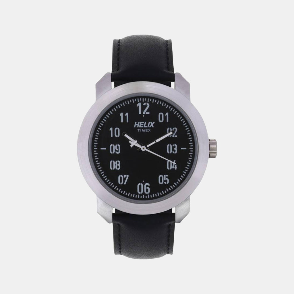 Helix Round Grey Analog watch