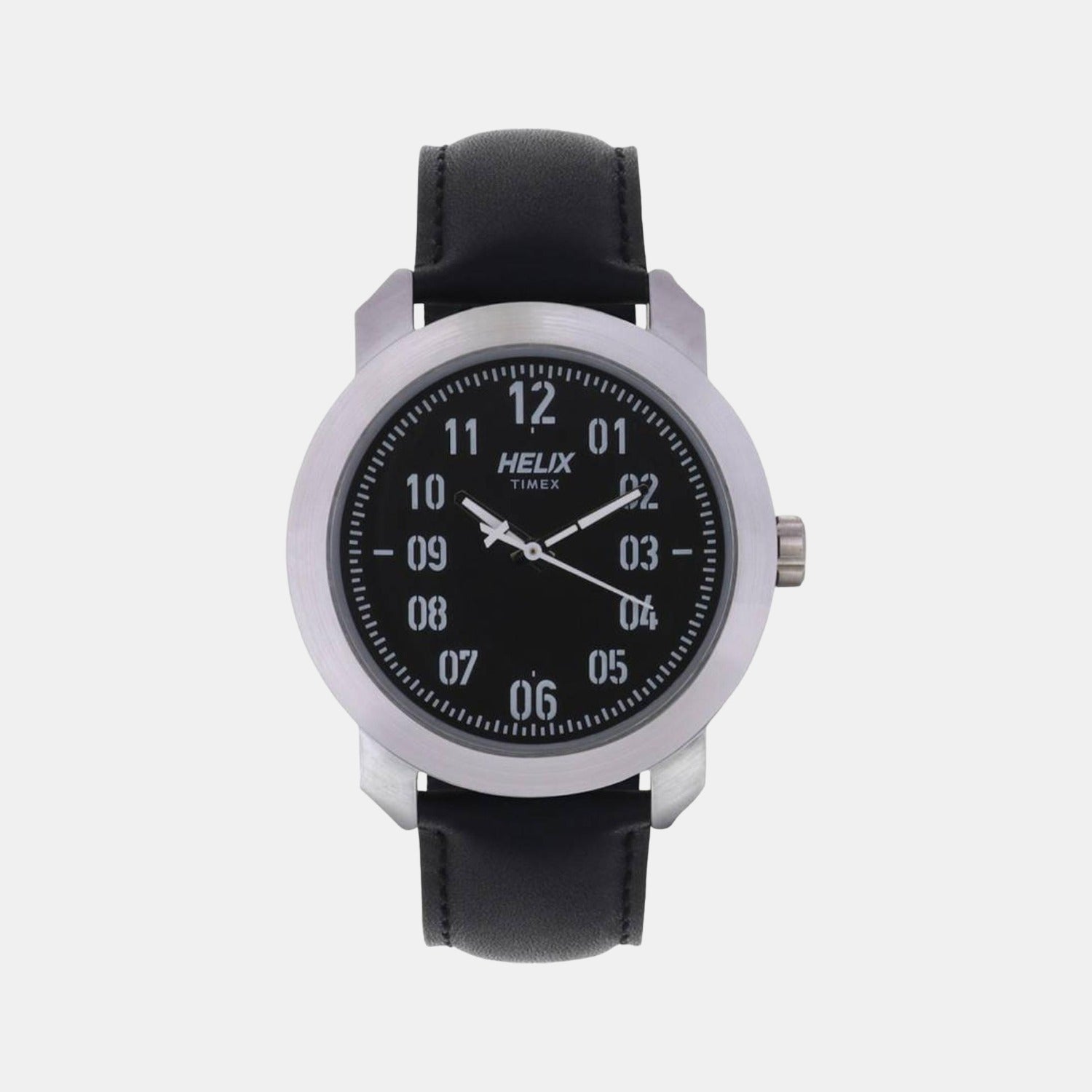 Helix Round Grey Analog watch