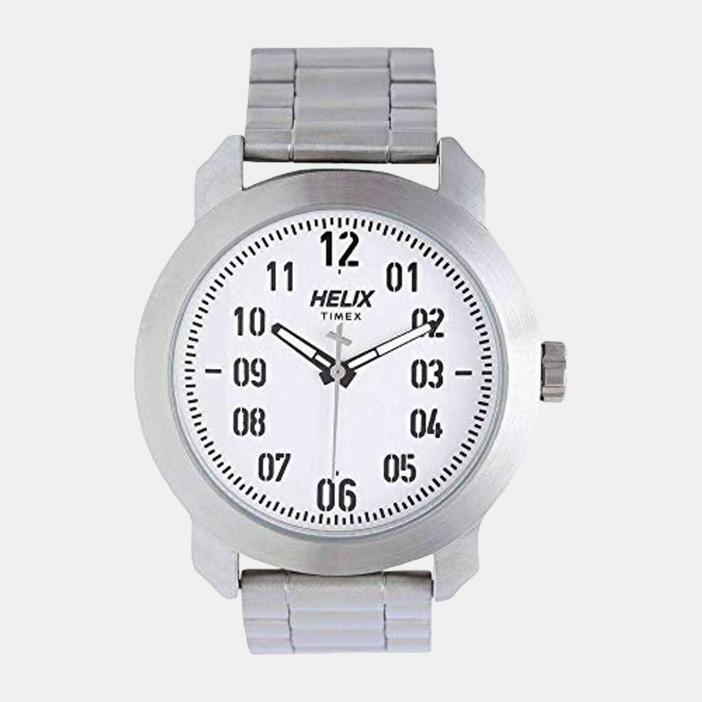 Helix Men Round Silver watch
