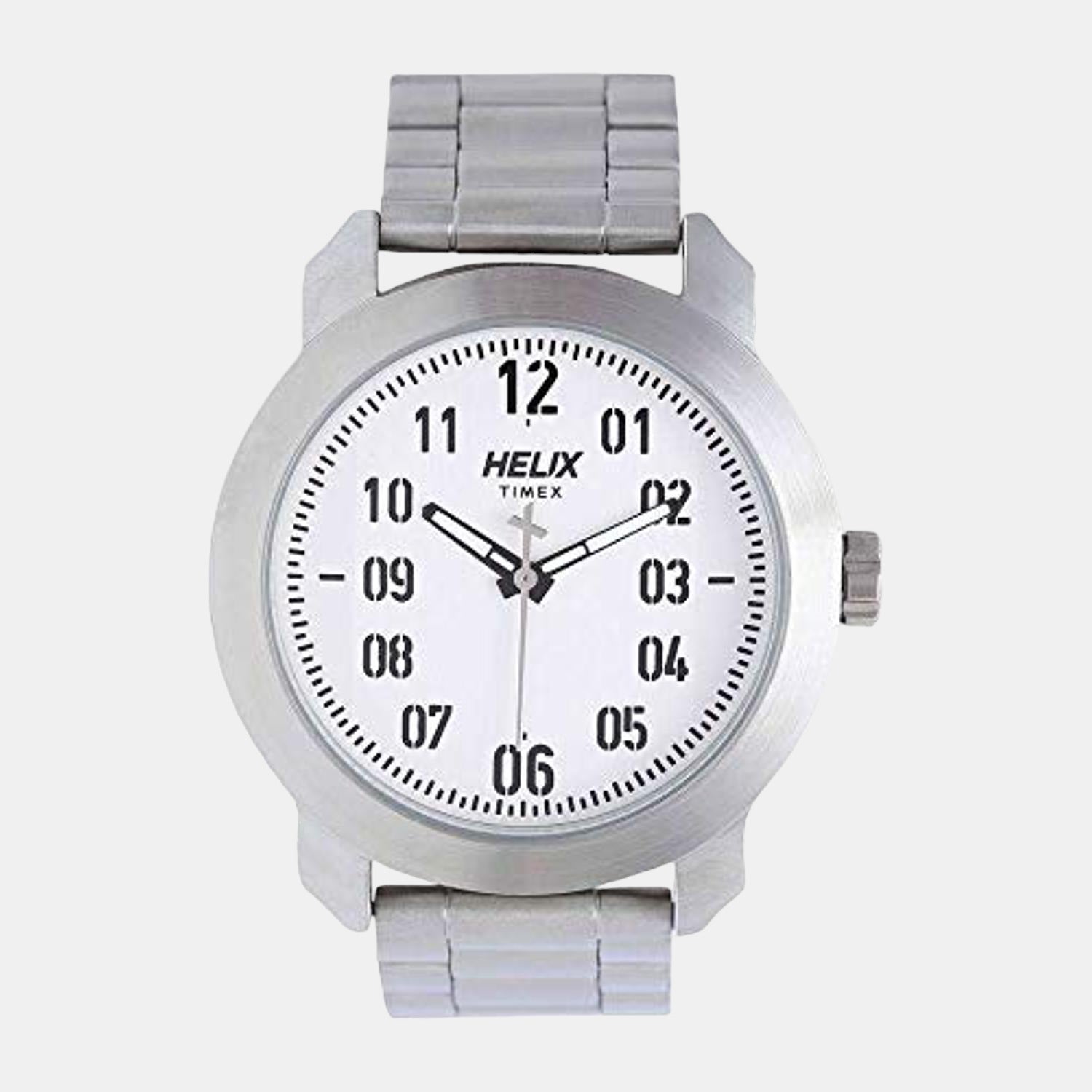 Helix Men Round Silver watch