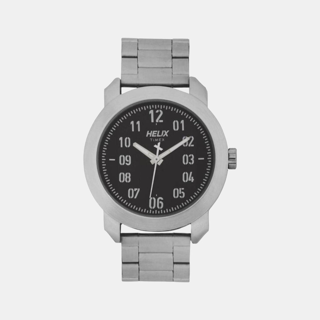 Helix Round Grey Analog watch