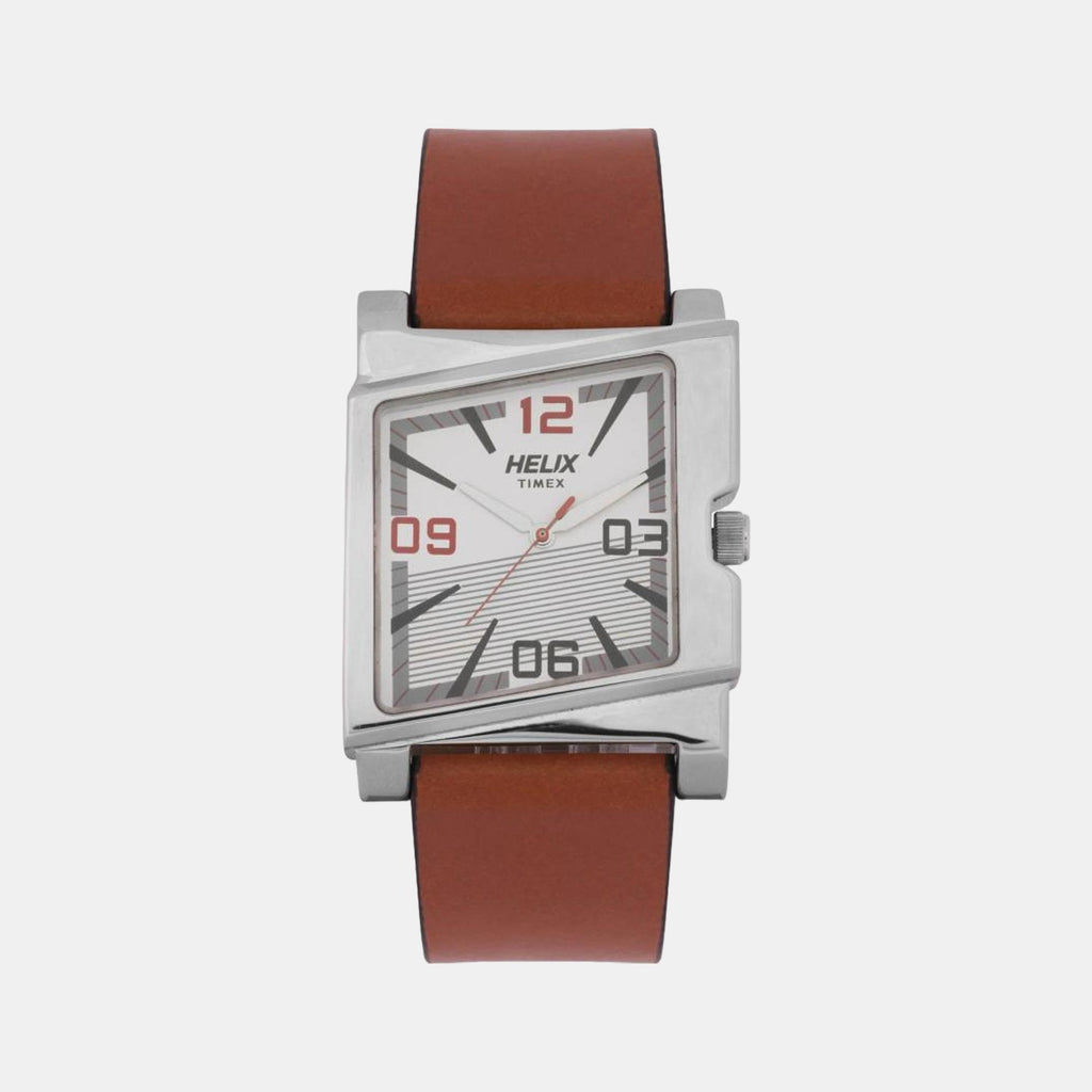 Helix Round Silver Analog watch