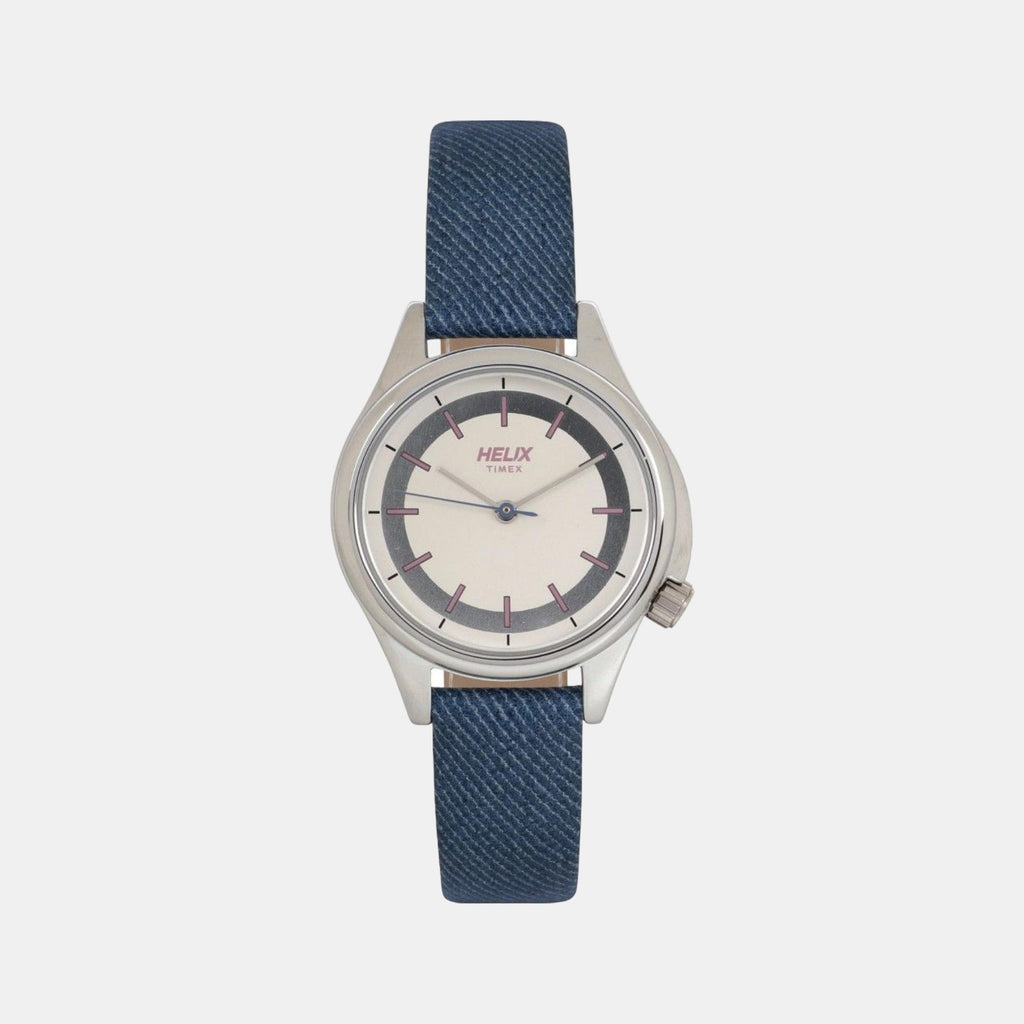 Helix Round Silver Analog watch