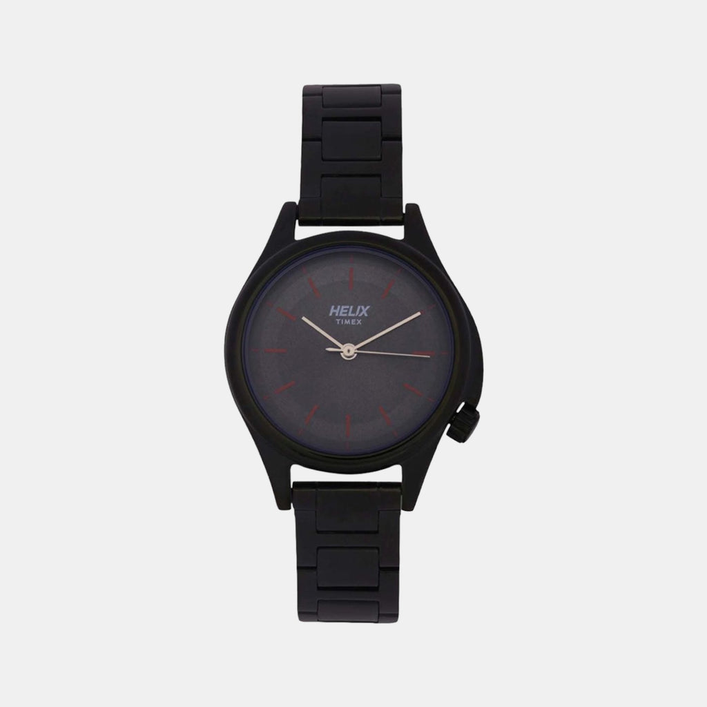 Helix Round Grey Analog watch