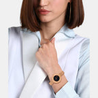 Helix Brass Round watch