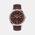Helix Round Brown Analog watch