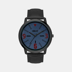 Helix Round Blue Analog watch