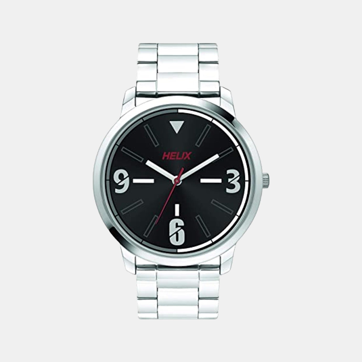 Helix Round Black Analog watch