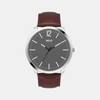 Helix Round Silver Analog watch
