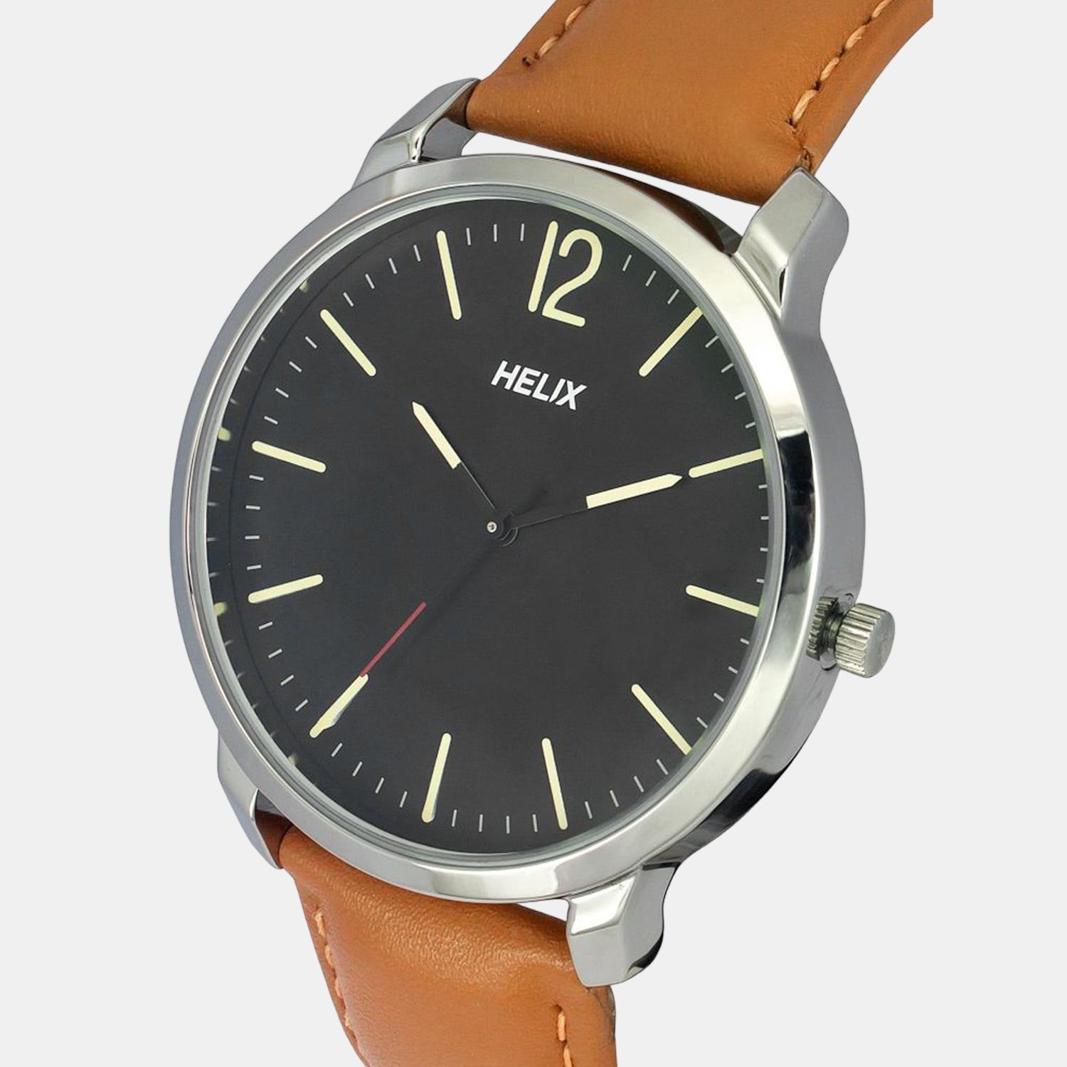 Helix Leather Black watch