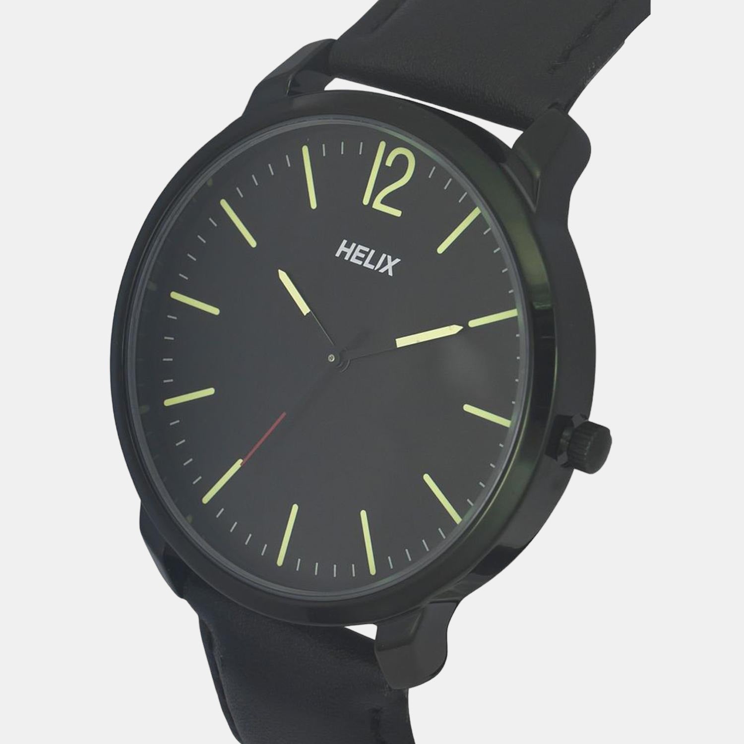 Helix Leather Black watch