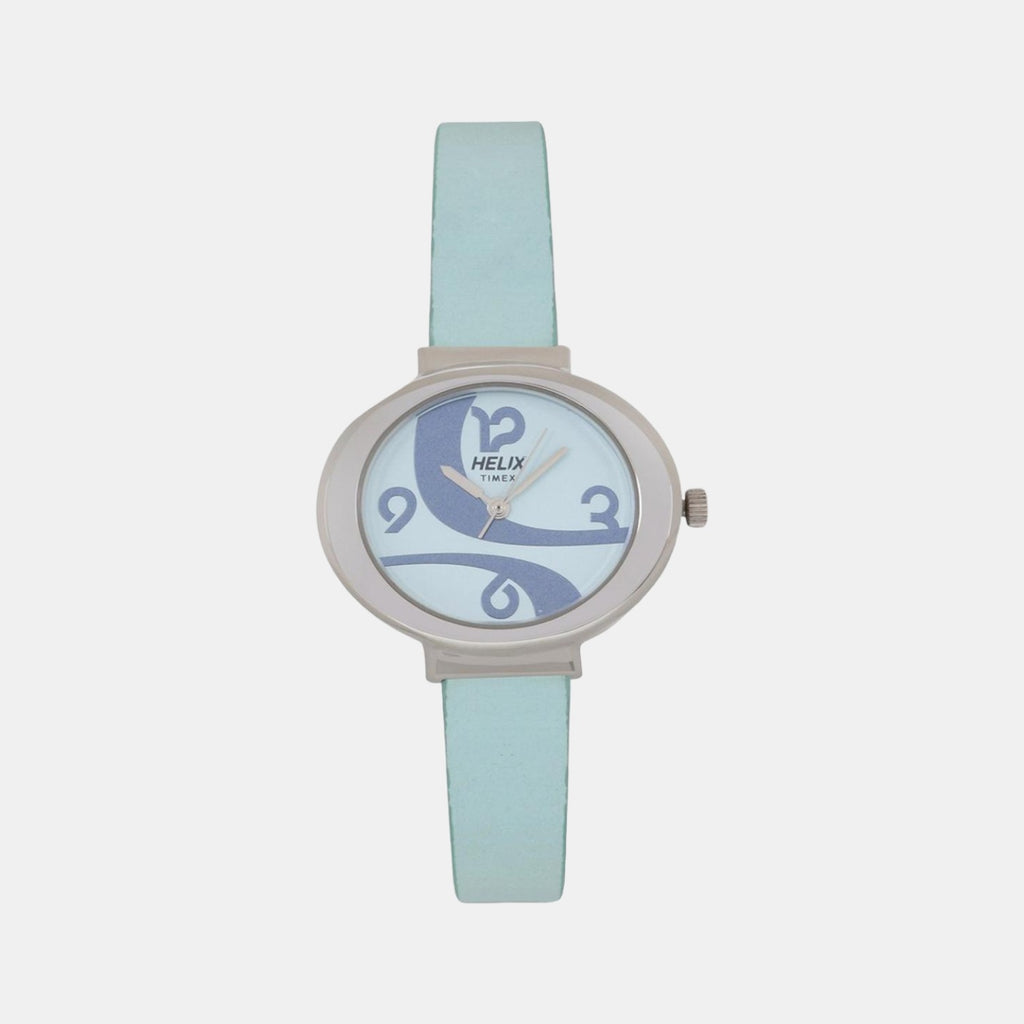 Helix Round Blue Analog watch