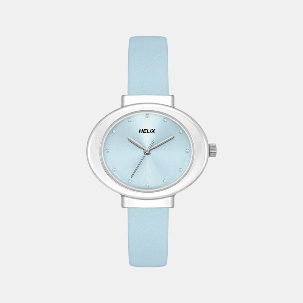 Helix Oval Blue Analog watch