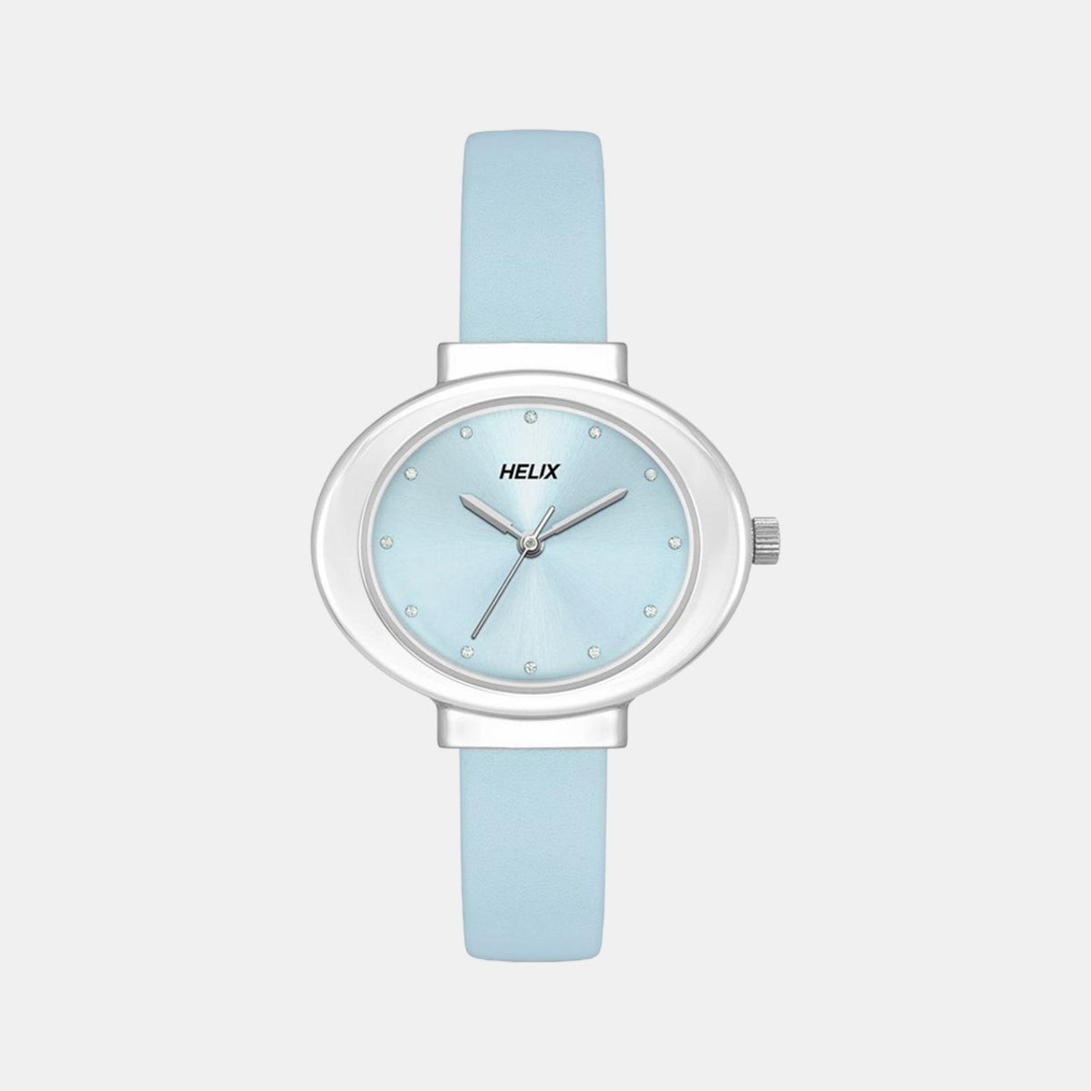 Helix Oval Blue Analog watch