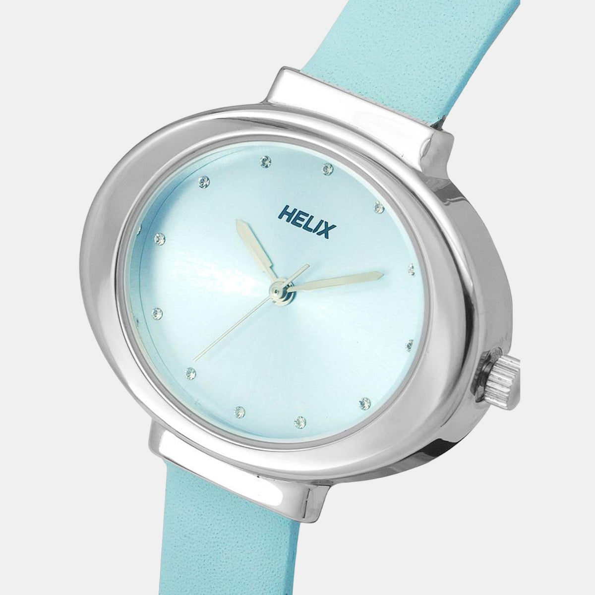 Helix Leather Blue watch