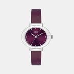 Helix Rectangular Purple Analog watch