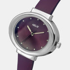 Helix Leather Purple watch