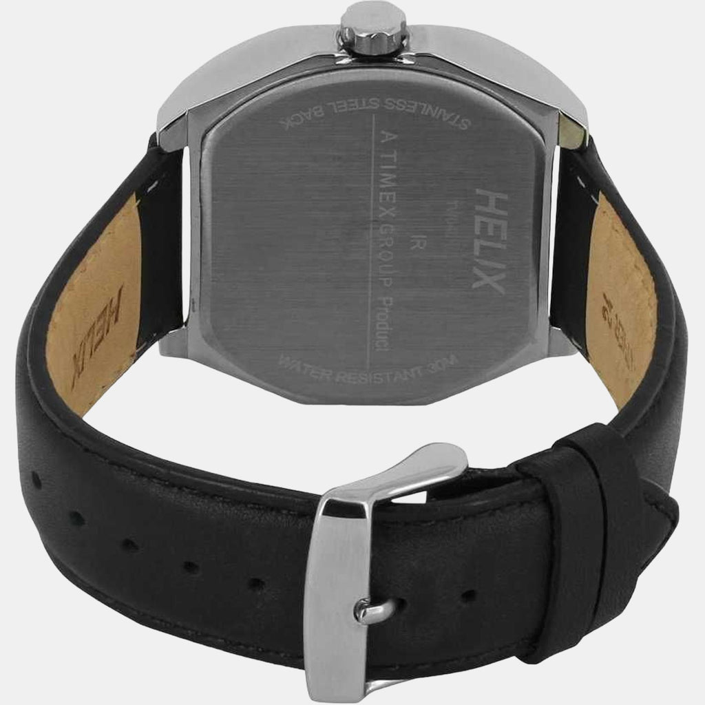 Helix Men Rectangular Black watch