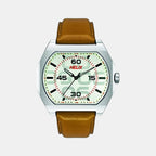 Helix Rectangular Grey Analog watch