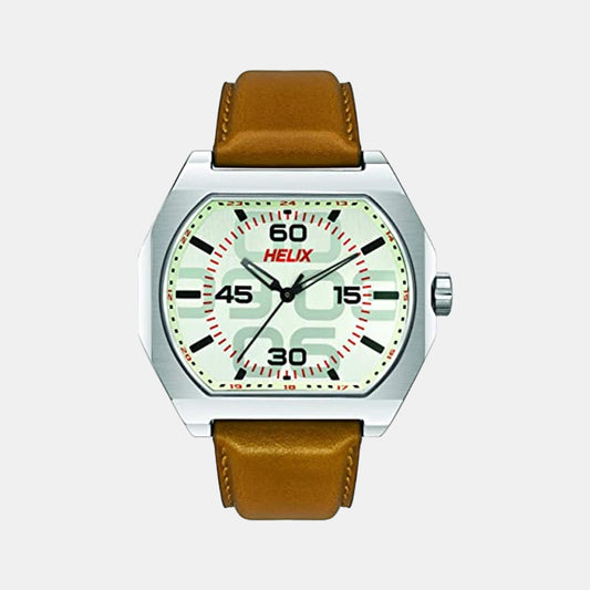 Male Analog Leather Watch TW040HG02