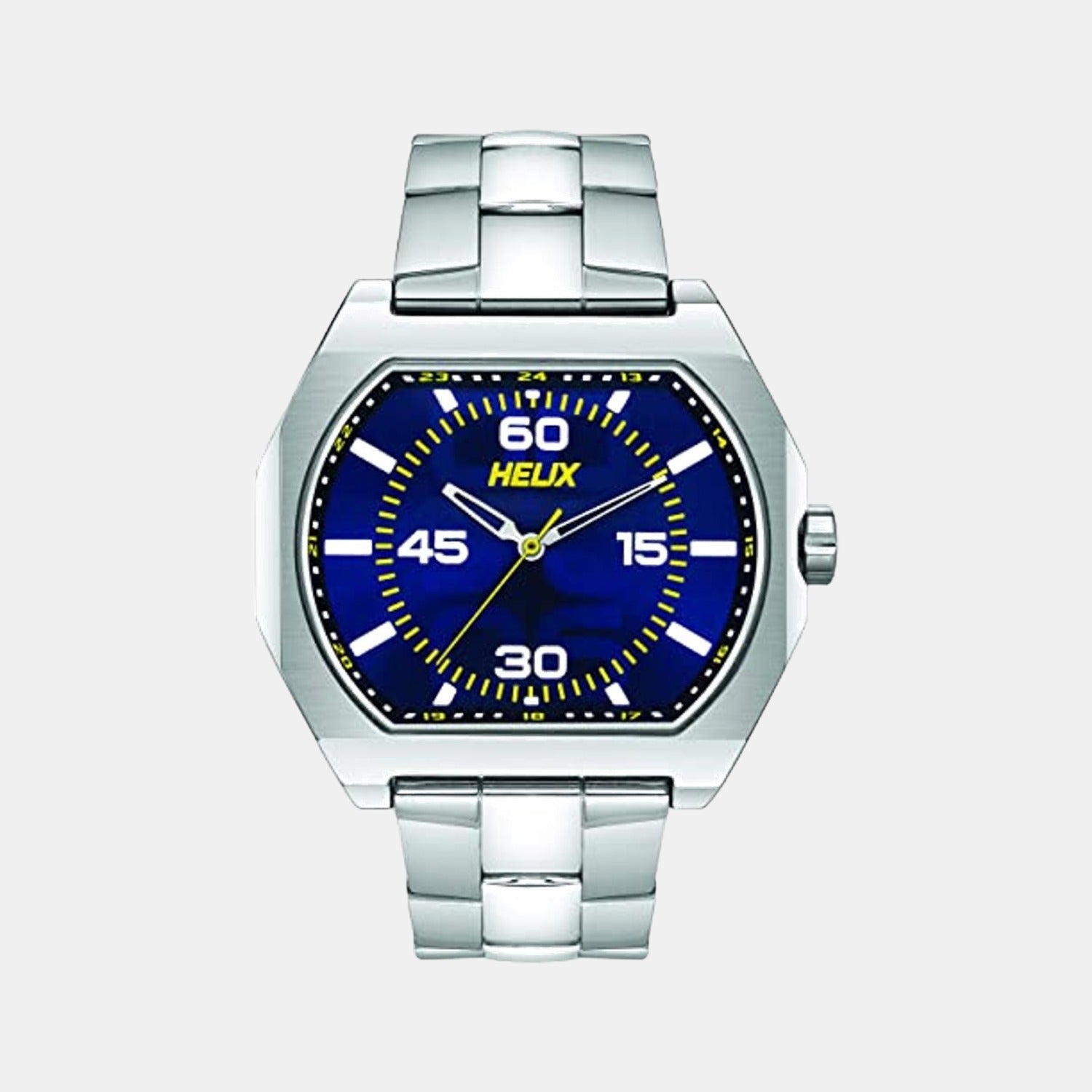 Helix Round Blue Analog watch