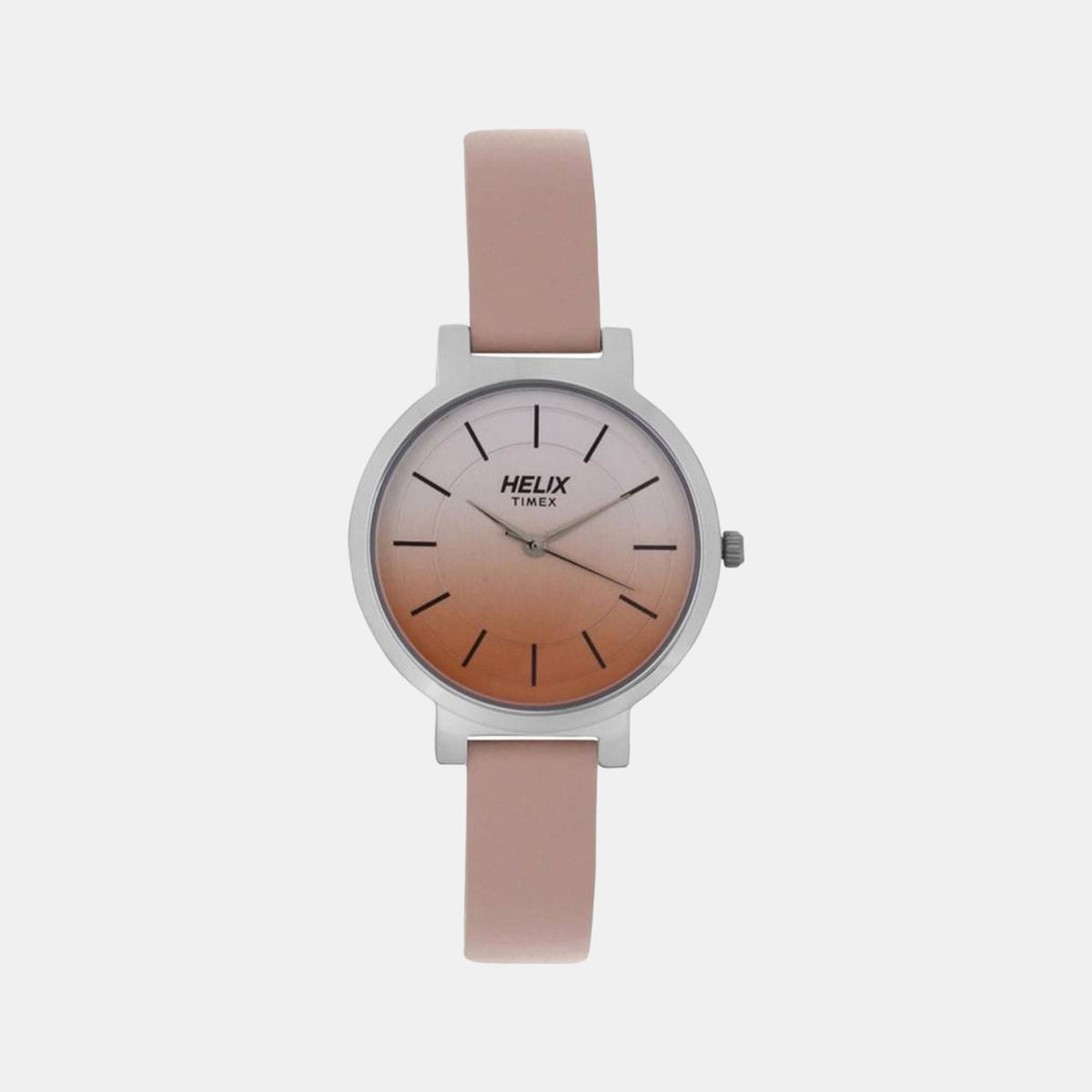 Helix Round Silver Analog watch