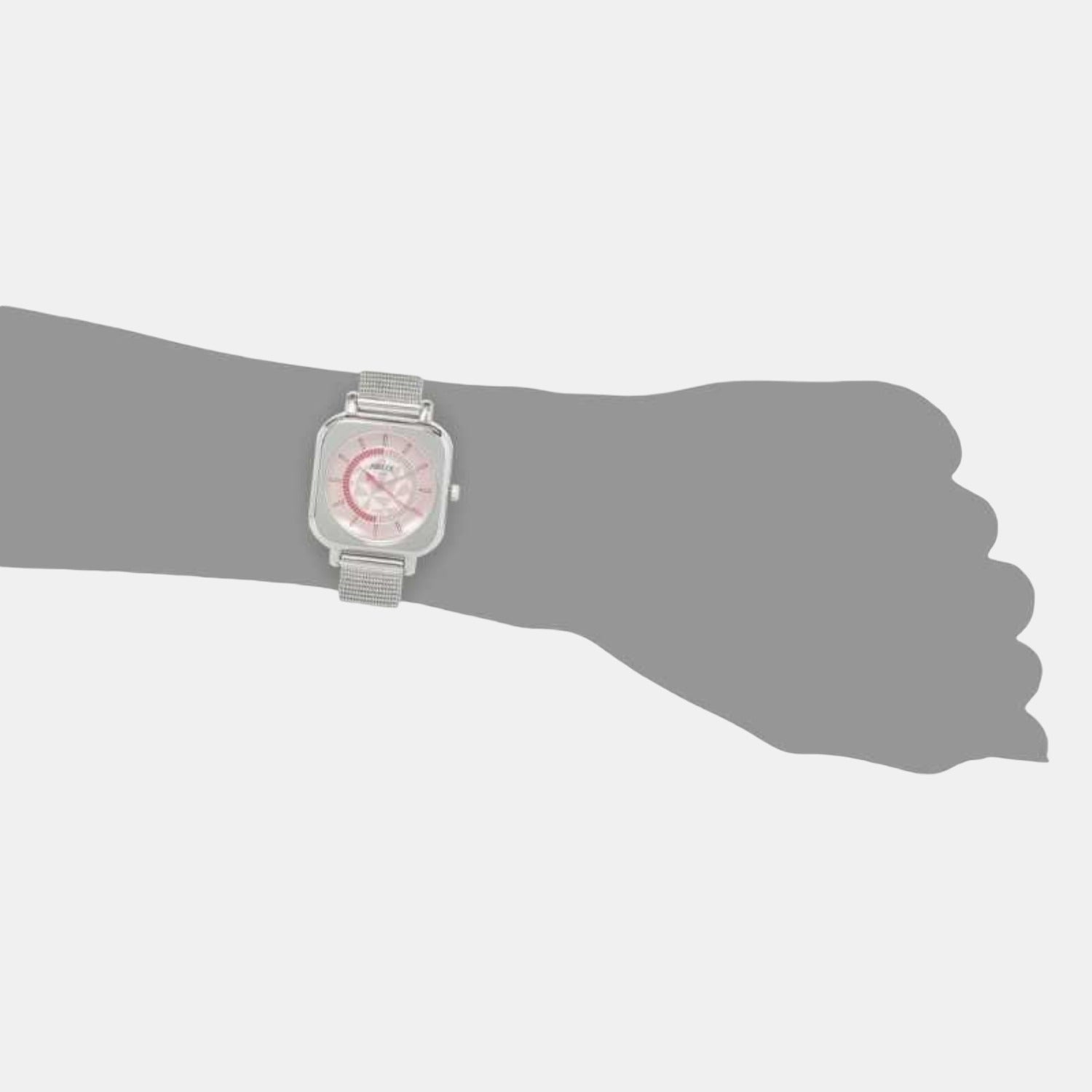 Helix Stainless Steel Round watch