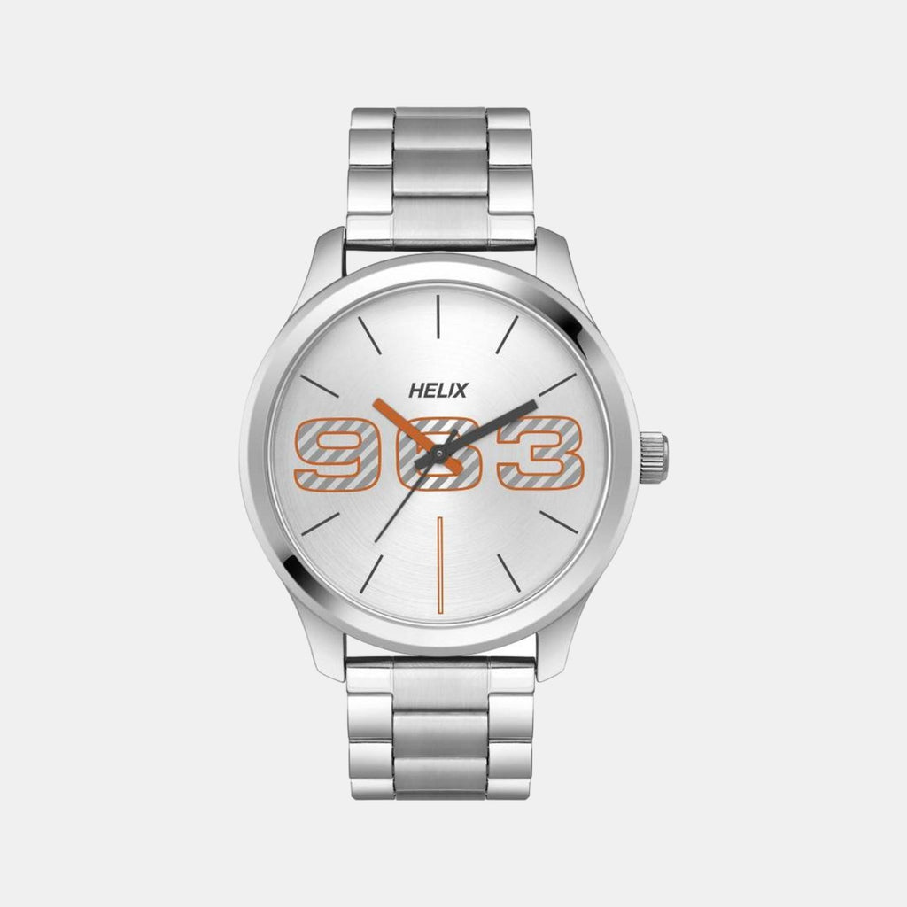 Helix Round Silver Analog watch