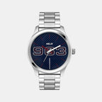 Helix Round Blue Analog watch