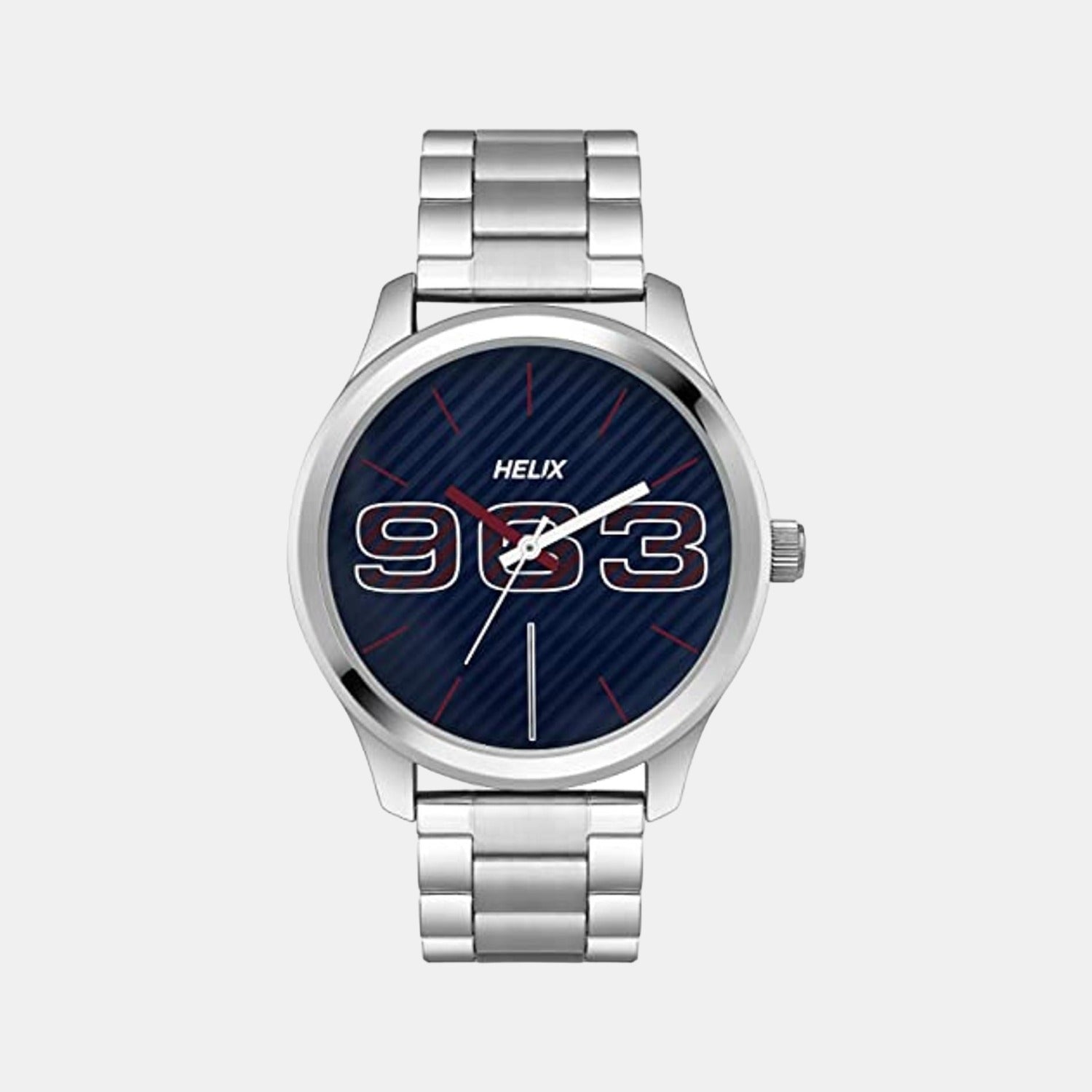 Helix Round Blue Analog watch