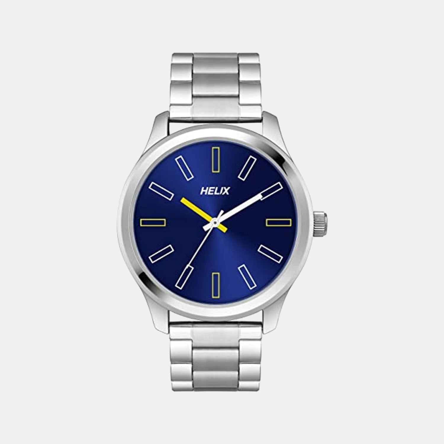Helix Round Blue Analog watch