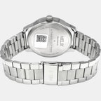 Helix Stainless Steel Round watch