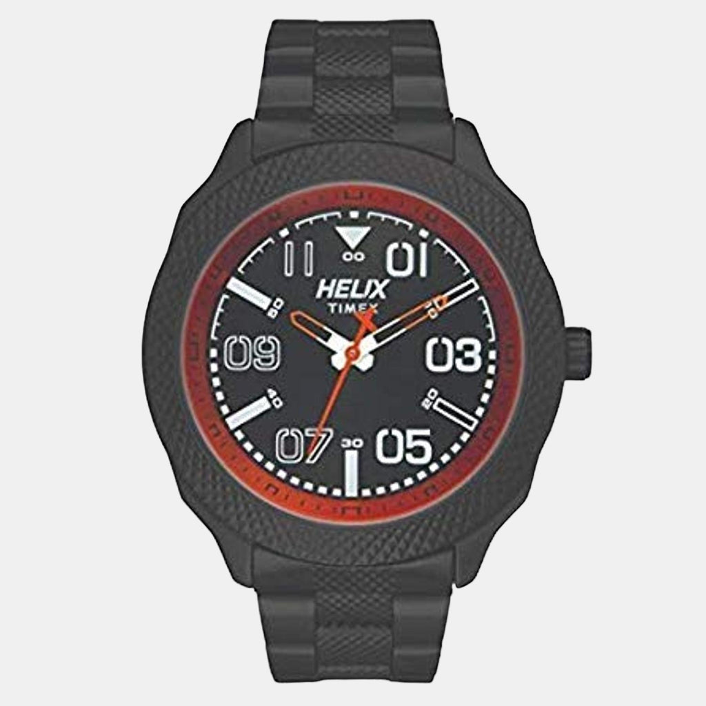 Helix 44 mm Black Quartz watch