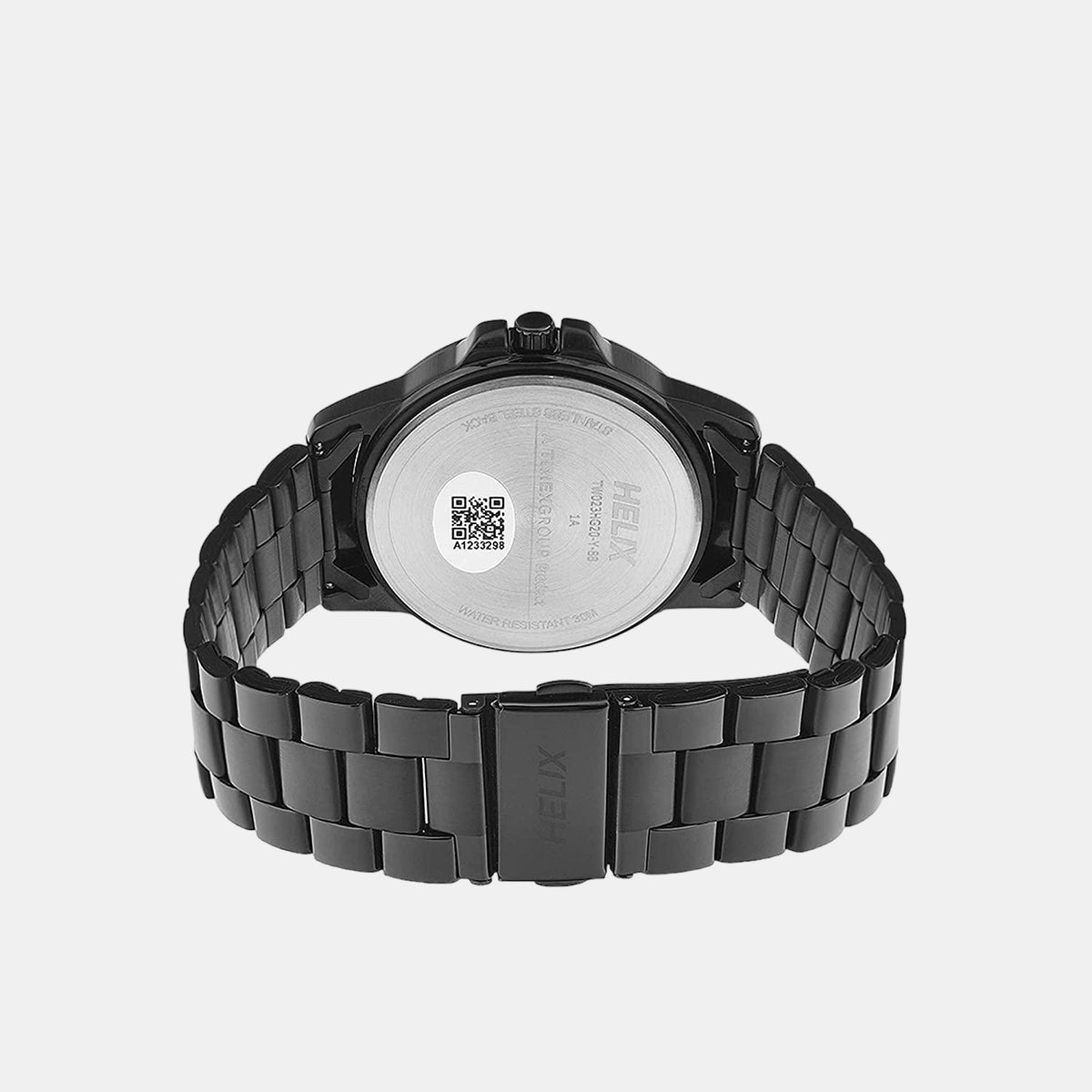 Helix Stainless Steel Round watch