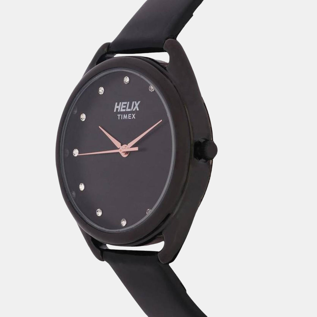 Helix Women Round Black watch