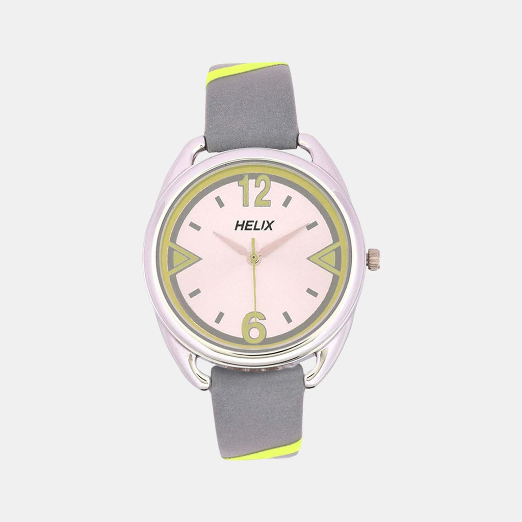 Helix Round Silver Analog watch