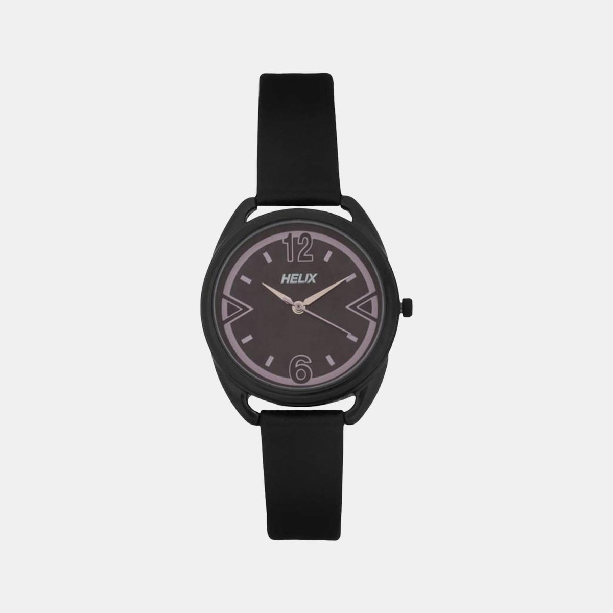 Helix Round Black Analog watch