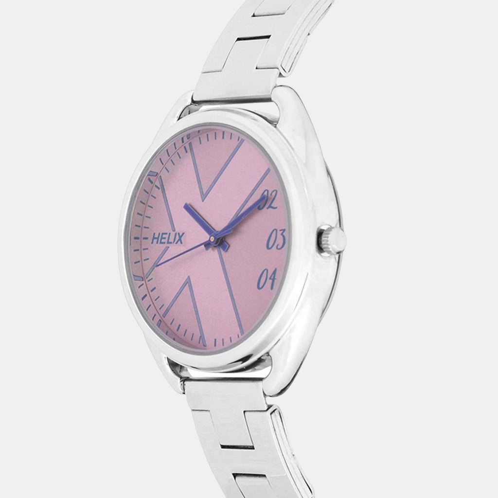 Helix Women Round Brown watch