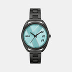 Helix Round Blue Analog watch