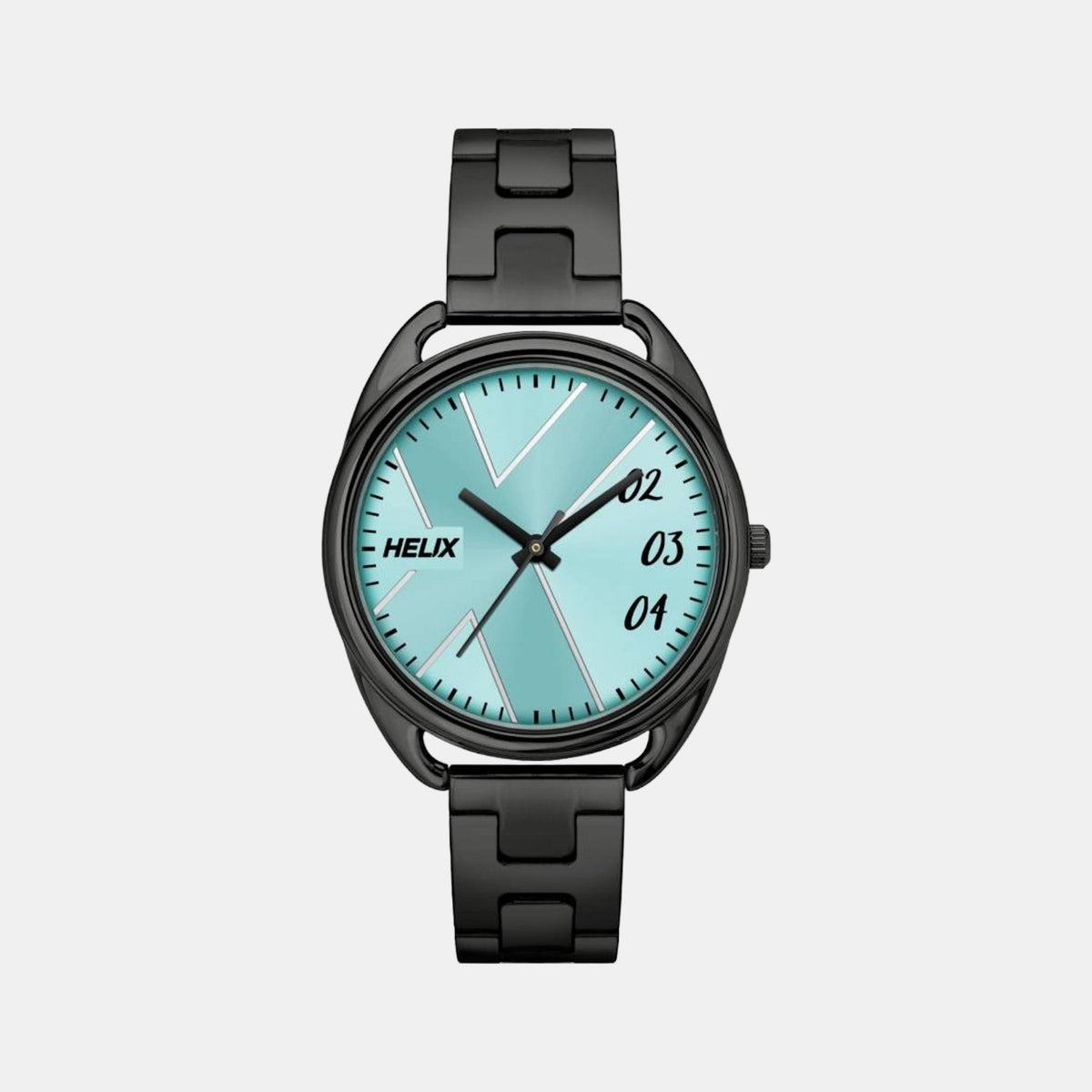 Helix Round Blue Analog watch