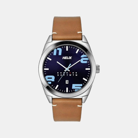 Male Analog Leather Watch TW044HG01