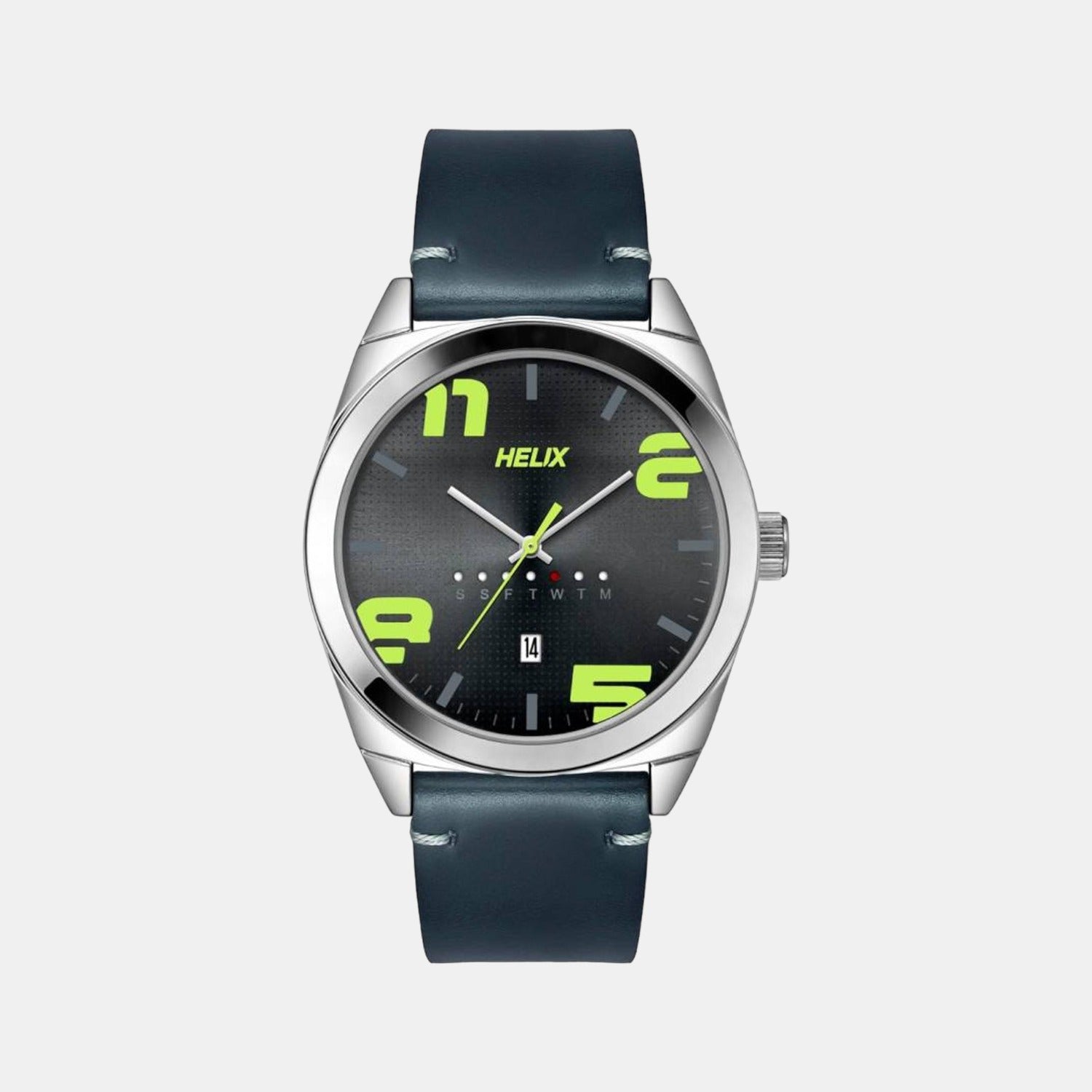 Helix Round Grey Analog watch