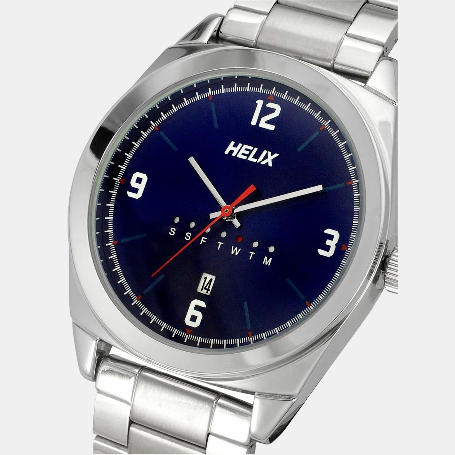 Helix Stainless Steel Blue watch