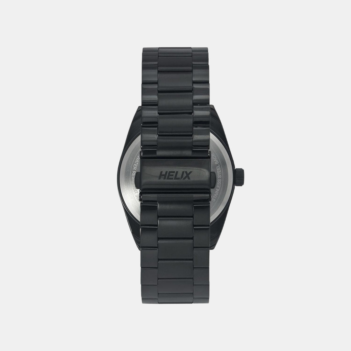 Helix Stainless Steel Round watch