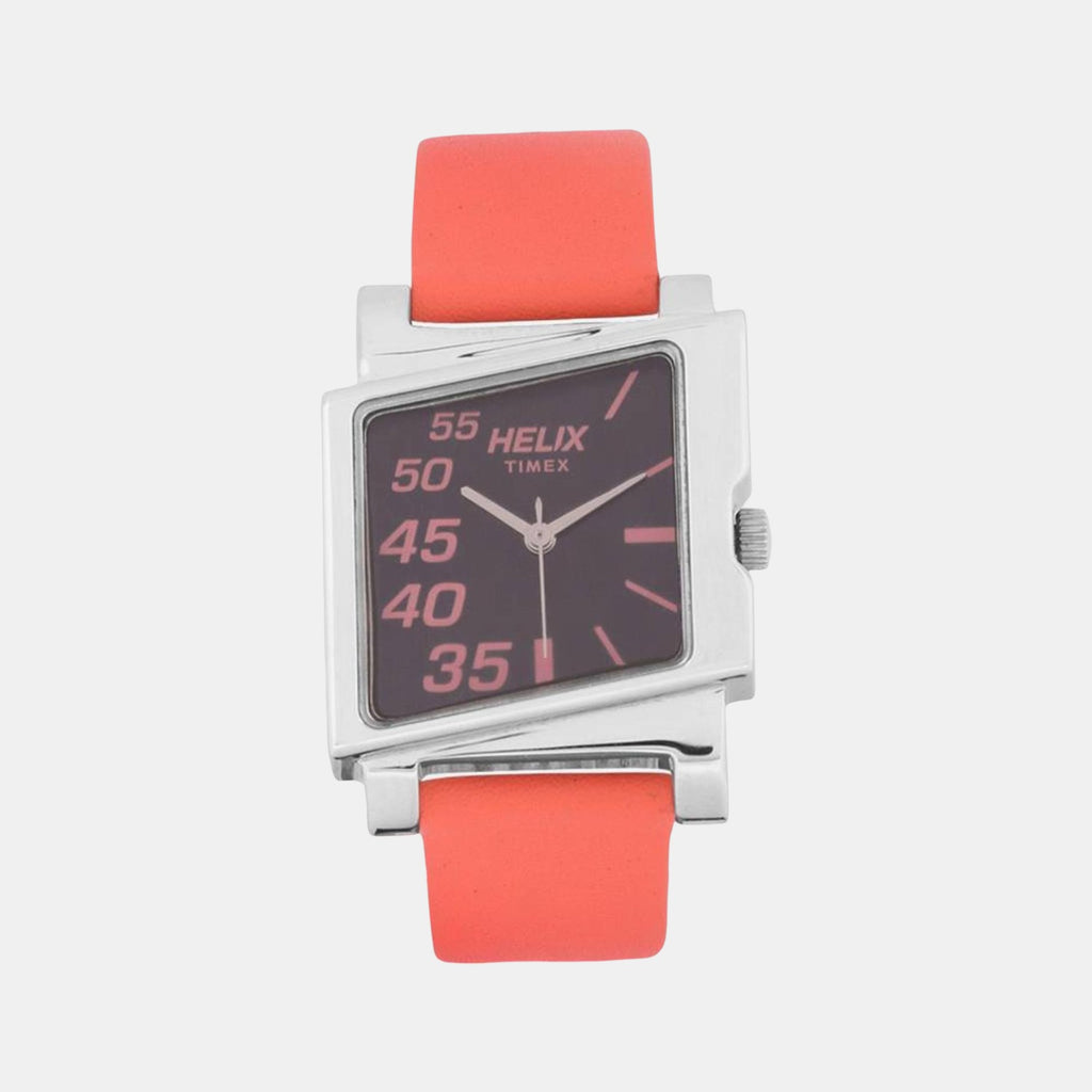 Helix Square Black Analog watch
