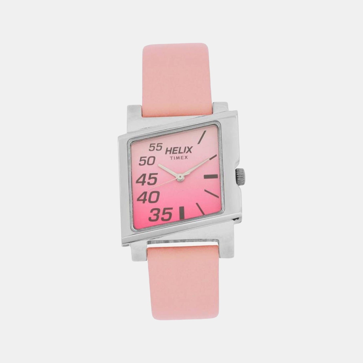 Helix Square Pink Analog watch