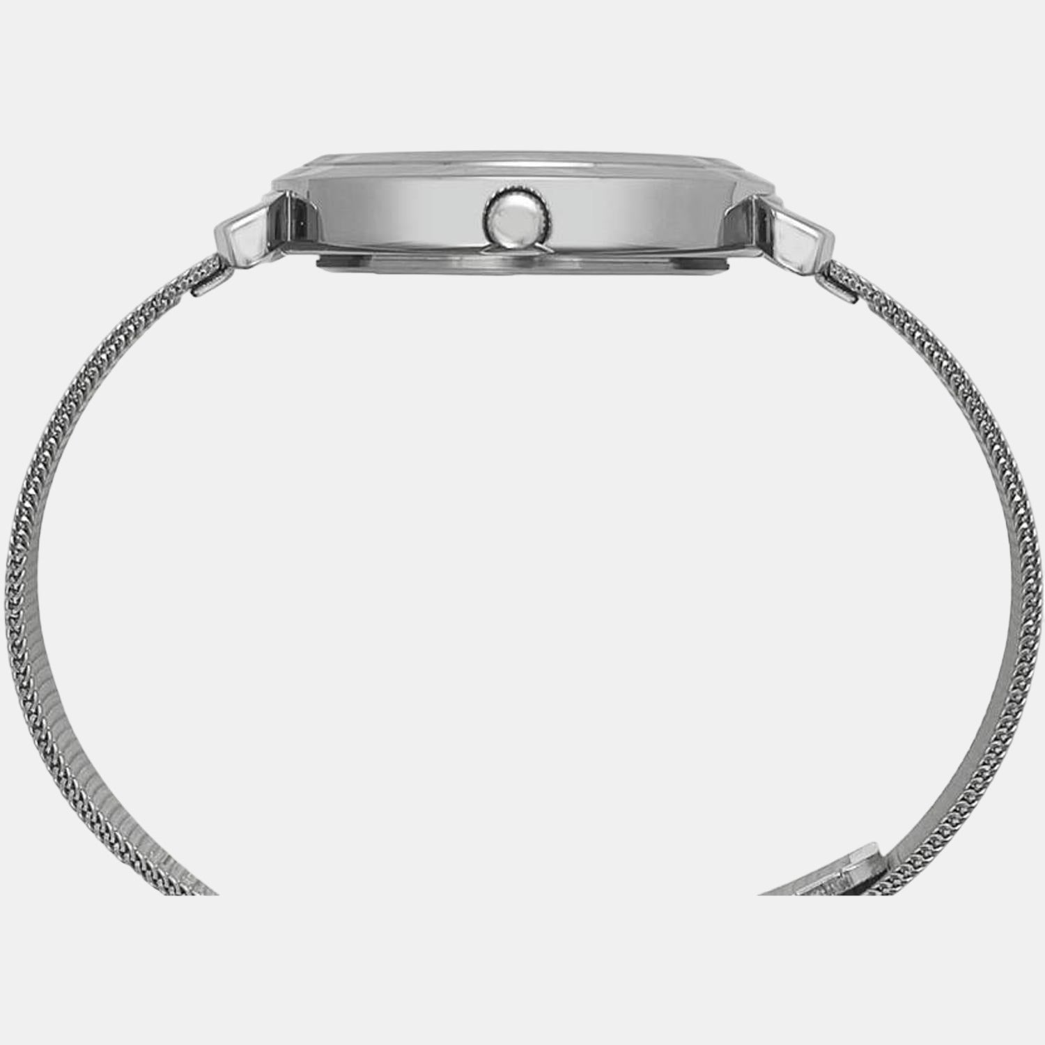 Helix Stainless Steel Round watch