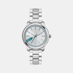 Helix Round Silver Analog watch