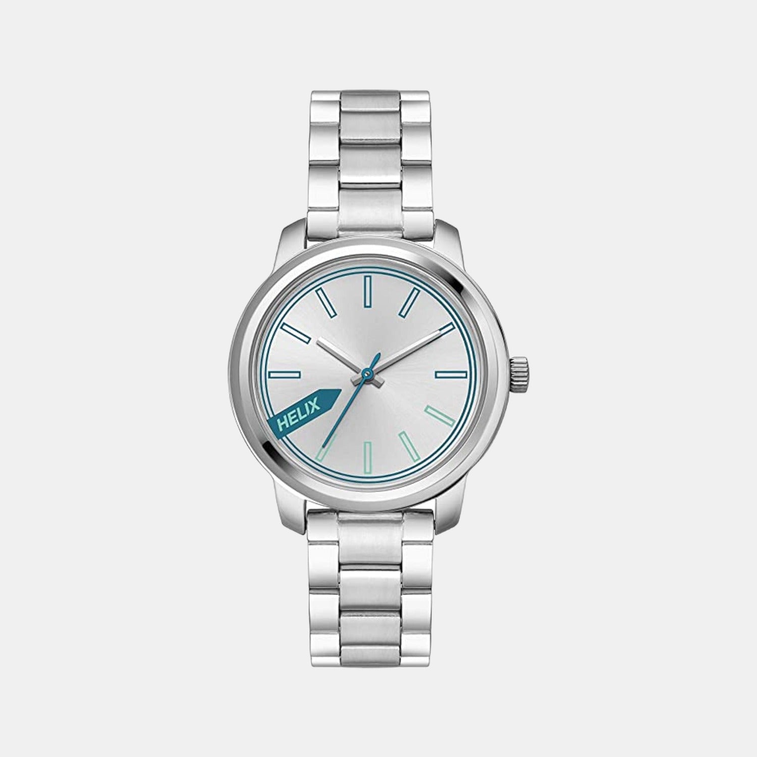Helix Round Silver Analog watch