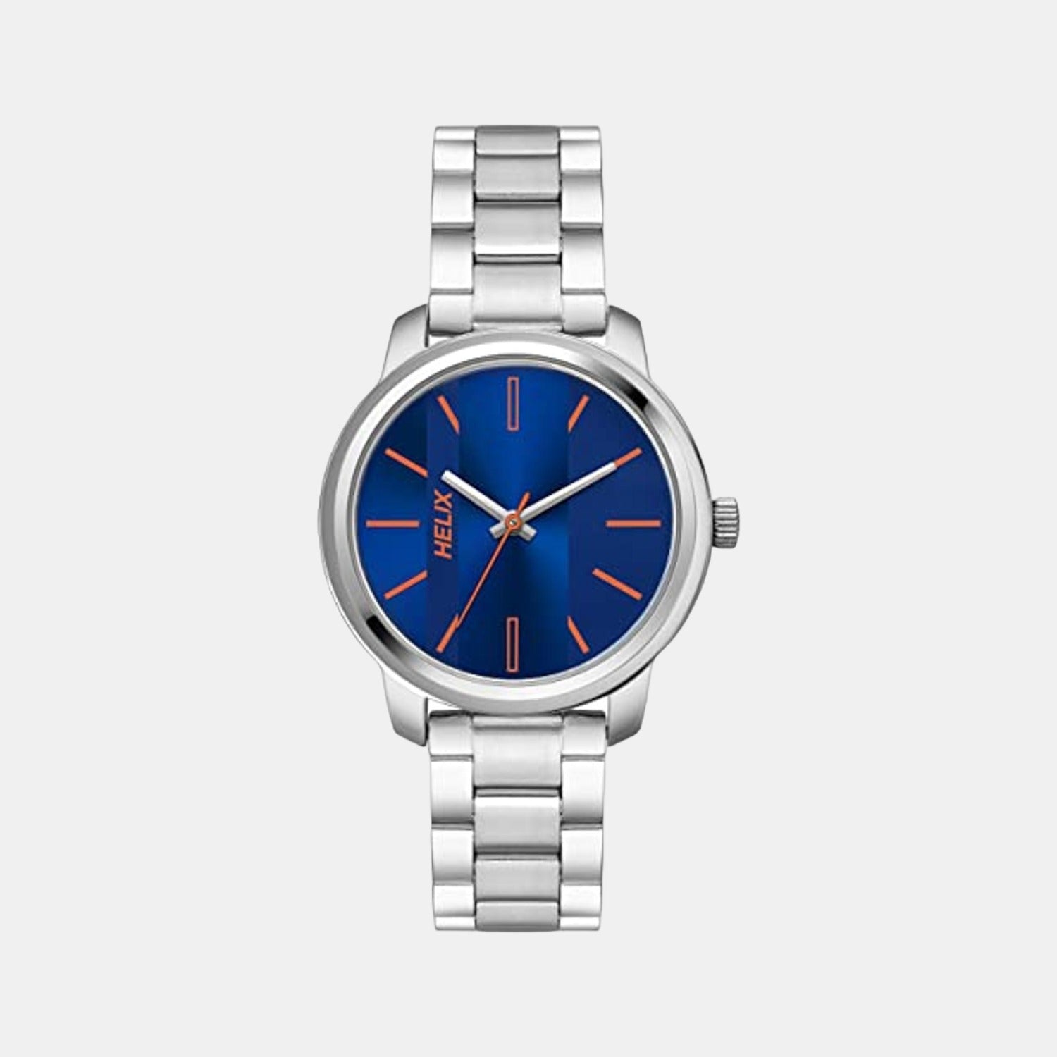 Helix Round Blue Analog watch